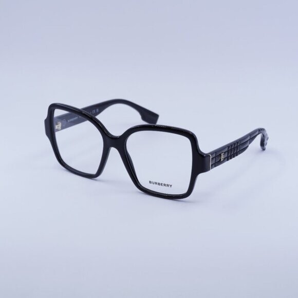 🕶️ New Burberry BE2374 3001 52mm Eyeglasses - Black Frame - Picture 1 of 8